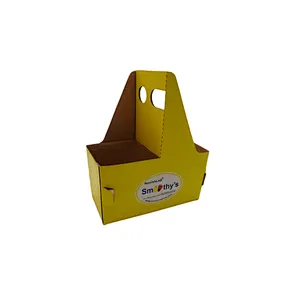 Wholesale White Cardboard Custom 6 Bottle Beer Carrier Box